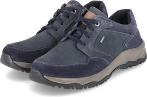 Josef Seibel Halbschuhe LEROY 58 für Herren - Gr. 42 - blau - Leder,Rauleder