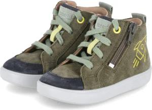Superfit Stiefeletten SUPIES für Jungen - Gr. 28 - grün - Leder & Textil