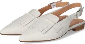 Donna Carolina Sling-Ballerinas TRAY MIREL für Damen - Gr. 39 - weiß - Glattleder