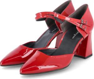 Paul Green Pumps für Damen - Gr. 6 - rot - Lackleder