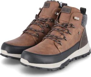 Rieker Winterboots für Herren - Gr. 42 - braun - Synthetik,Synthetik / Kunststoff