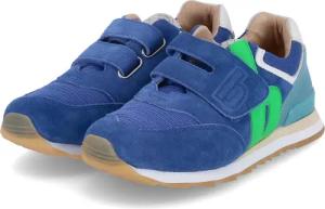 bisgaard Low Sneaker WINSTON für Jungen - Gr. 34 - blau - Textil & Leder