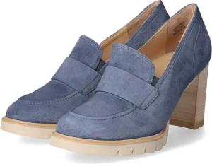 Paul Green Paul Green Damen Pumps/ Hochfrontpumps Blau Rauleder für Damen - Gr. 6 1/2 - blau - Rauleder