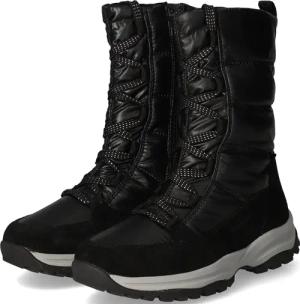 Richter Winterstiefeletten für Mädchen im SALE - Gr. 31 - schwarz - Leder & Textil