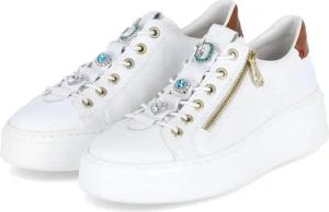 Rieker Low Sneaker für Damen - Gr. 40 - weiß - Synthetik