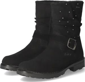 Richter Stiefeletten für Mädchen im SALE - Gr. 31 - schwarz - Rauleder
