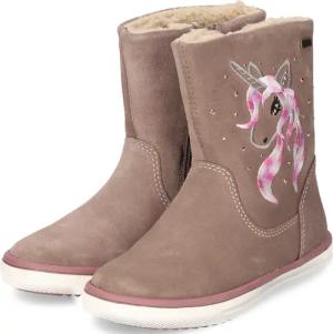 Lurchi Stiefeletten SUMMER für Mädchen im SALE - Gr. 34 - grau - Rauleder