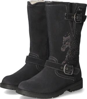 Lurchi Winterstiefel HEIDI für Mädchen im SALE - Gr. 29 - blau - Rauleder