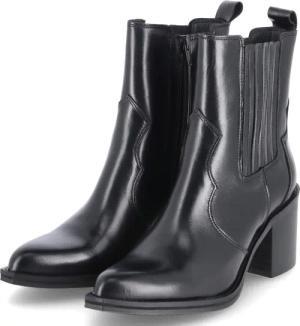 Apple of Eden Westernstiefeletten FONTANA 1 für Damen - Gr. 37 - schwarz - Glattleder