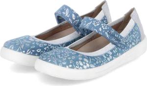 Richter Riemchenballerinas für Mädchen - Gr. 31 - blau - Leder