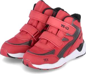 Lurchi Stiefeletten für Jungen im SALE - Gr. 35 - rot - Textil & Synthetik
