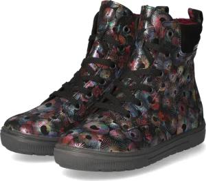Ricosta High Sneaker MELINDA für Mädchen im SALE - Gr. 28 - schwarz - Rauleder