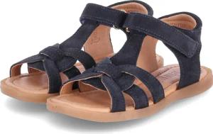 bisgaard Sandalen BEX S für Mädchen im SALE - Gr. 29 - blau - Rauleder