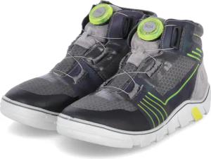 Ricosta High Sneaker DYLAN für Jungen im SALE - Gr. 34 - grau - Leder & Textil
