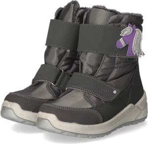 Ricosta Stiefeletten GAREI für Mädchen im SALE - Gr. 25 - grau - Textil & Synthetik