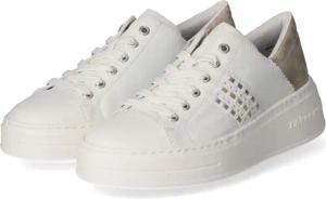 Rieker Low Sneaker für Damen - Gr. 42 - weiß - Synthetik