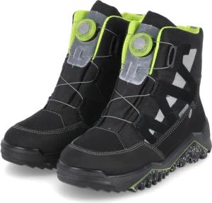 Ricosta Snowboots GLACIER für Jungen - Gr. 34 - schwarz - Textil & Synthetik