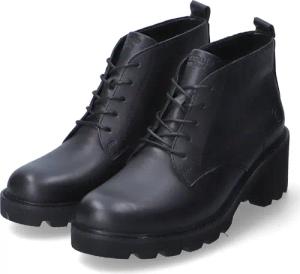 Remonte Schnürstiefeletten für Damen im SALE - Gr. 41 - schwarz - Glattleder