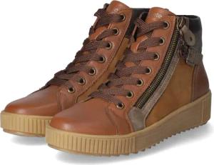 Remonte Schnürstiefeletten für Damen - Gr. 40 - braun - Leder und Synthetik