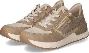 Rieker Low Sneaker für Damen - Gr. 40 - beige - Textil & Synthetik