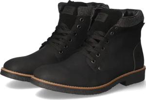 Rieker Winterboots für Herren - Gr. 46 - schwarz - Kunstleder