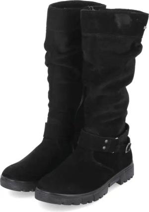 Ricosta Winterstiefel RIANA für Mädchen im SALE - Gr. 35 - schwarz - Rauleder