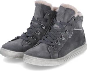 Ricosta Stiefeletten MAREN für Mädchen im SALE - Gr. 32 - grau - Rauleder