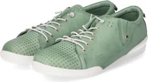 Andrea Conti Sneaker Low für Damen im SALE - Gr. 40 - grün - Rauleder