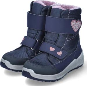 Ricosta Winterstiefeletten GENI für Mädchen im SALE - Gr. 27 - blau - Textil & Synthetik