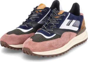 Floris van Bommel Low Sneaker für Herren - Gr. 42,5 - pink - Leder