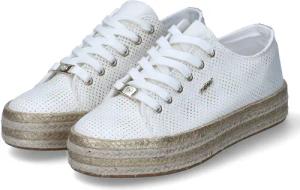 Rieker Schnürschuhe für Damen - Gr. 42 - weiß - Textil