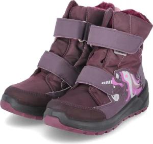 Ricosta Winterstiefel LUNA für Mädchen im SALE - Gr. 29 - rot - Textil & Synthetik