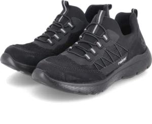 Rieker Sneaker für Damen - Gr. 36 - schwarz - Textil & Synthetik
