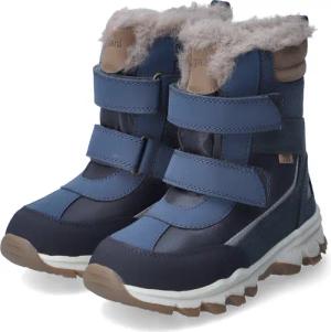 bisgaard Winterstiefeletten EDDIE TEX für Jungen - Gr. 30 - blau - Leder & Textil