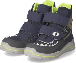 Ricosta Winterstiefeletten LUGA für Jungen im SALE - Gr. 33 - blau - Textil & Synthetik