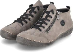 Rieker Halbschuhe für Damen - Gr. 37 - grau - Synthetik,Synthetik / Kunststoff