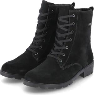 Ricosta Stiefeletten DISERA für Mädchen im SALE - Gr. 41 - schwarz - Rauleder