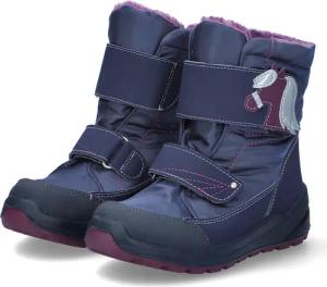 Ricosta Winterstiefeletten GAREI für Mädchen im SALE - Gr. 31 - blau - Textil & Synthetik