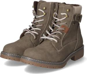 Jane Klain Schnürstiefeletten für Damen - Gr. 42 - braun - Synthetik