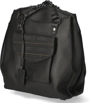 Rieker Rucksack - Gr. S - schwarz - Kunstleder