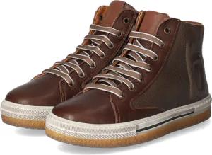 bisgaard High Sneaker GEORG für Jungen im SALE - Gr. 28 - braun - Glattleder