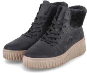 Rieker Winterstiefeletten für Damen - Gr. 43 - schwarz - Synthetik