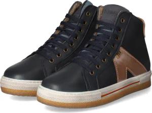 bisgaard High Sneaker DEVA für Jungen im SALE - Gr. 27 - blau - Glattleder
