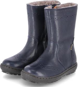 bisgaard Winterstiefel EJRA für Mädchen im SALE - Gr. 28 - blau - Glattleder