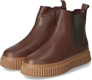 Andrea Conti Chelsea Boots für Damen - Gr. 41 - braun - Leder