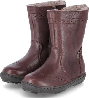bisgaard Winterstiefel EJRA für Mädchen im SALE - Gr. 25 - braun - Glattleder