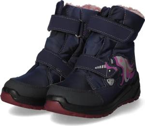 Ricosta Winterstiefeletten LUNA für Mädchen - Gr. 30 - blau - Textil & Synthetik