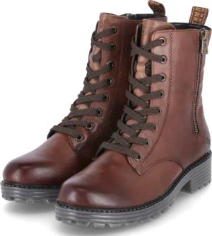 Remonte Schnürstiefeletten für Damen im SALE - Gr. 37 - braun - Leder und Synthetik