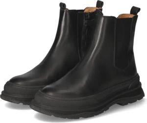bisgaard Stiefeletten für Mädchen im SALE - Gr. 33 - schwarz - Glattleder