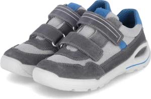 Ricosta Low Sneaker RIDER für Jungen - Gr. 31 - grau - Leder & Textil